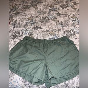 Madewell Pull On Shorts Dessert Olive Sz XL